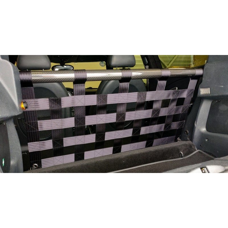 Clubsport Komplettset - Strebe mit Netz und Teppich für Mini R50 / R53 Cooper S - JCW